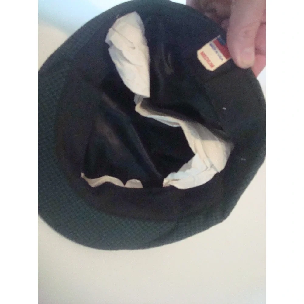 IVY FLAT SCALLY DRIVING PUB PADDY 80S 90S  USA MADE BEACH HAT CAP VINTAGE  R2